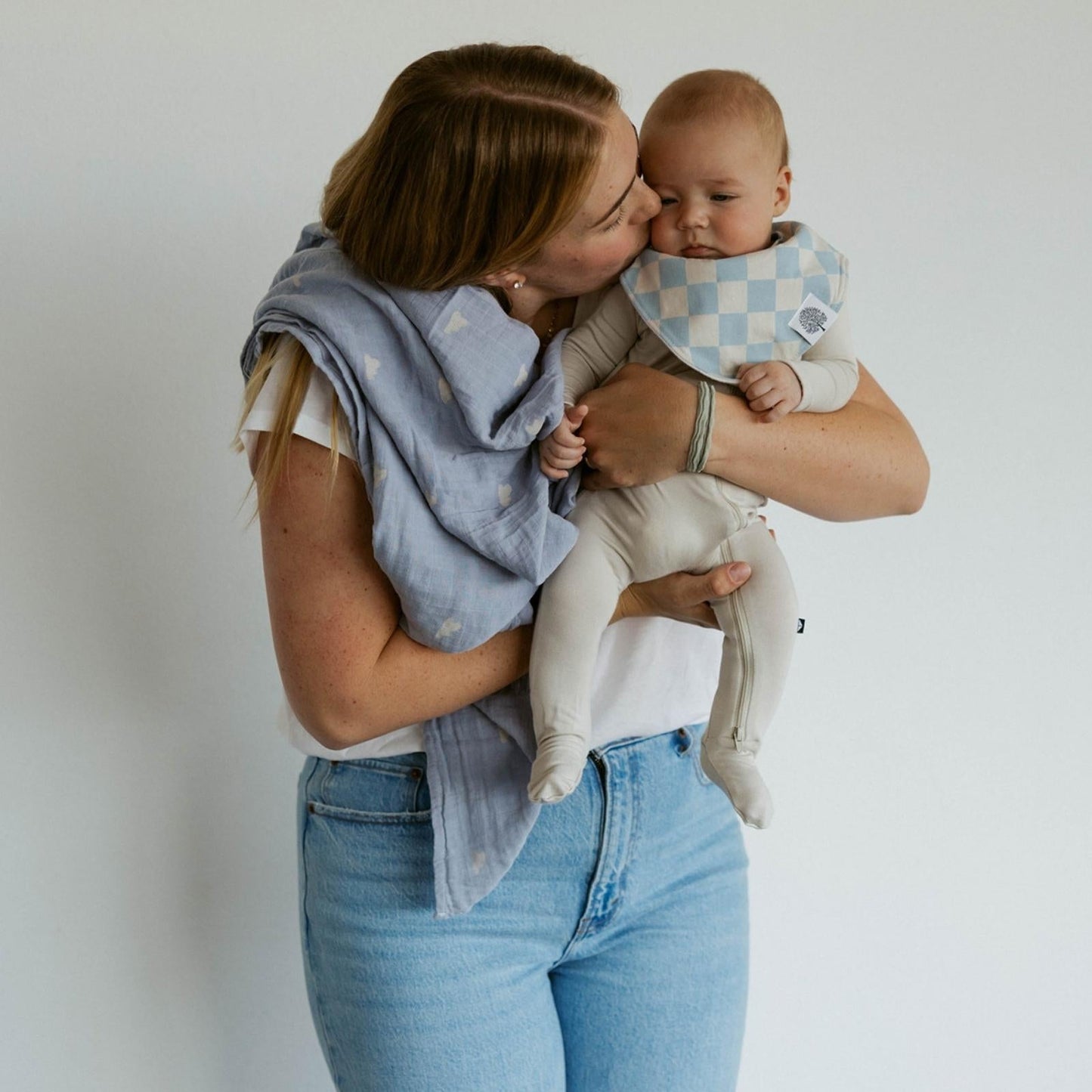 Cloud Bandana Bib Set (8 pack) by Parker Baby Co., product view 7
