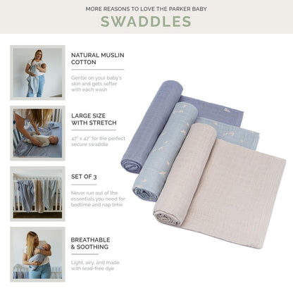 Cloud Swaddle Set by Parker Baby Co., product view 2