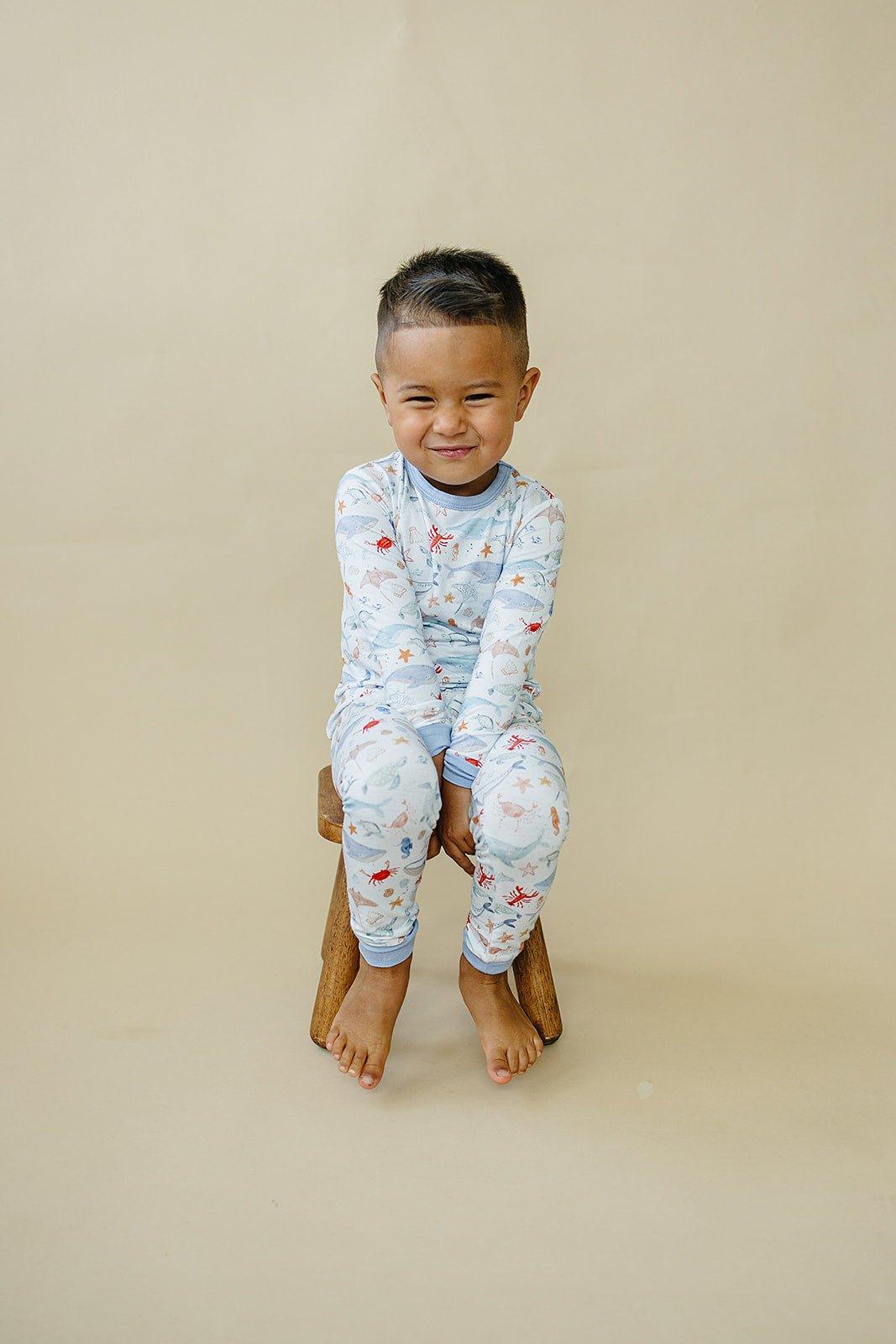 Coastal Cutie 2pc Modal Pajamas by Little Joy Co., product view 3
