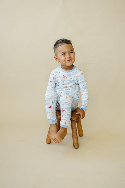 Coastal Cutie 2pc Modal Pajamas by Little Joy Co., product view 5