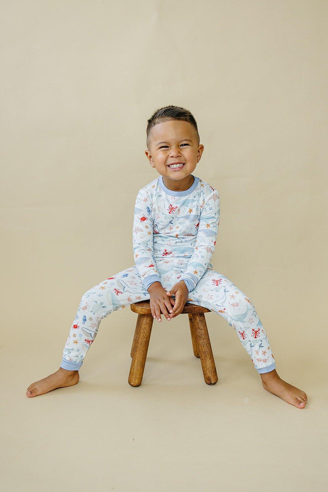 Coastal Cutie 2pc Modal Pajamas by Little Joy Co., product view 4