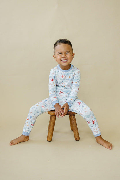 Coastal Cutie 2pc Modal Pajamas by Little Joy Co., product view 4