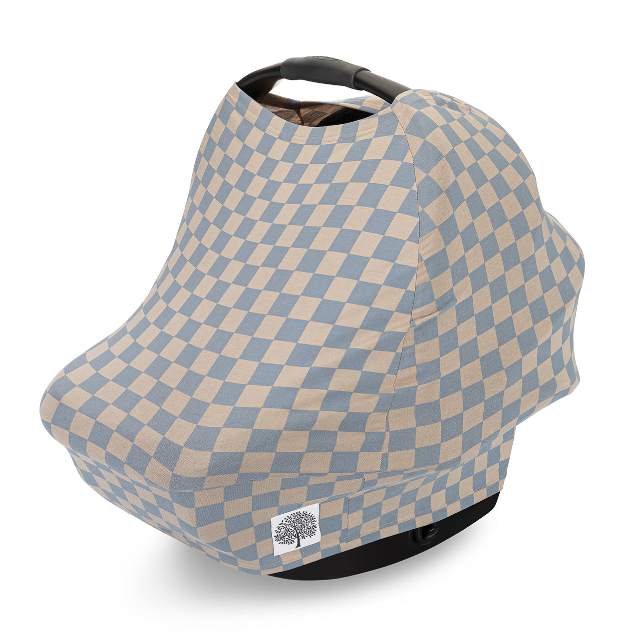 Multi-use Cover, Stormy Blue Checker by Parker Baby Co.