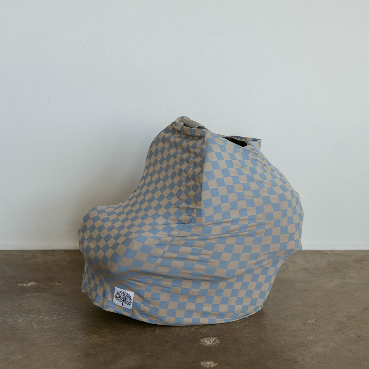 Multi-use Cover, Stormy Blue Checker by Parker Baby Co., product view 6