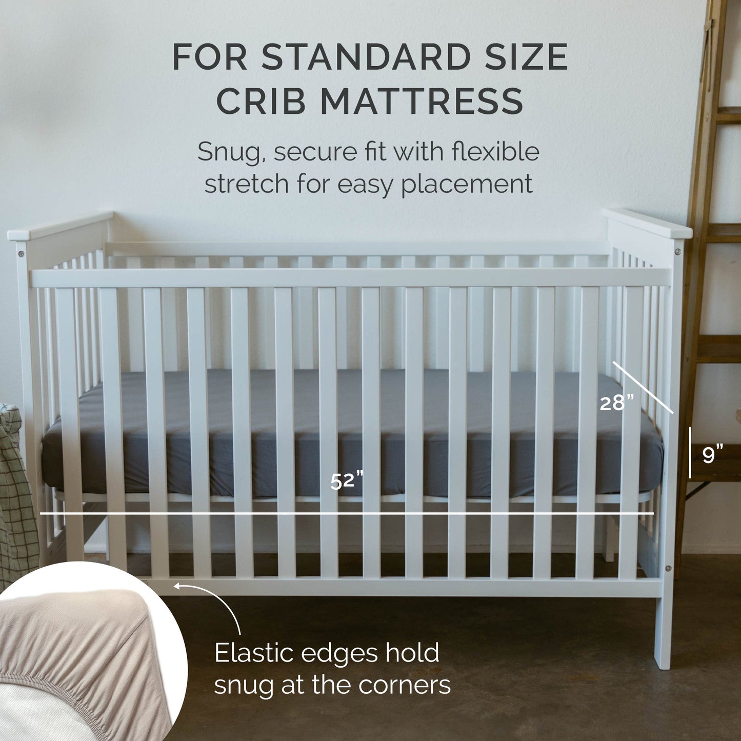 Crib Sheets by Parker Baby Co., product view 5