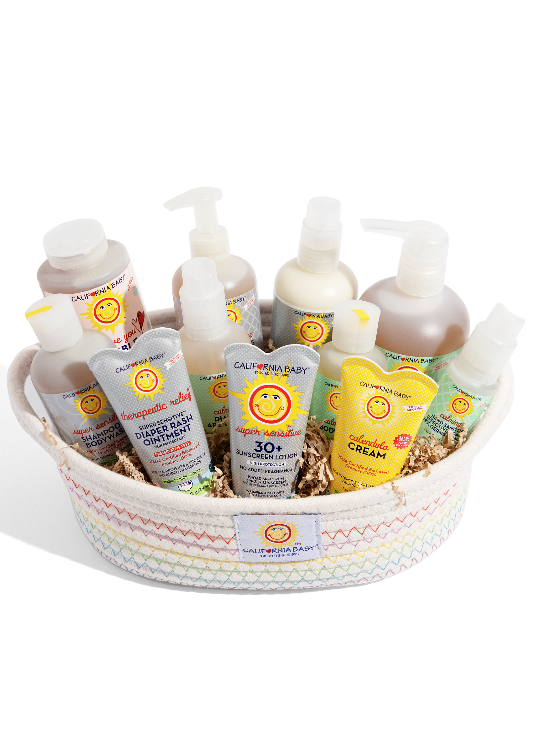 Deluxe Newborn Gift Basket by California Baby, product view 3