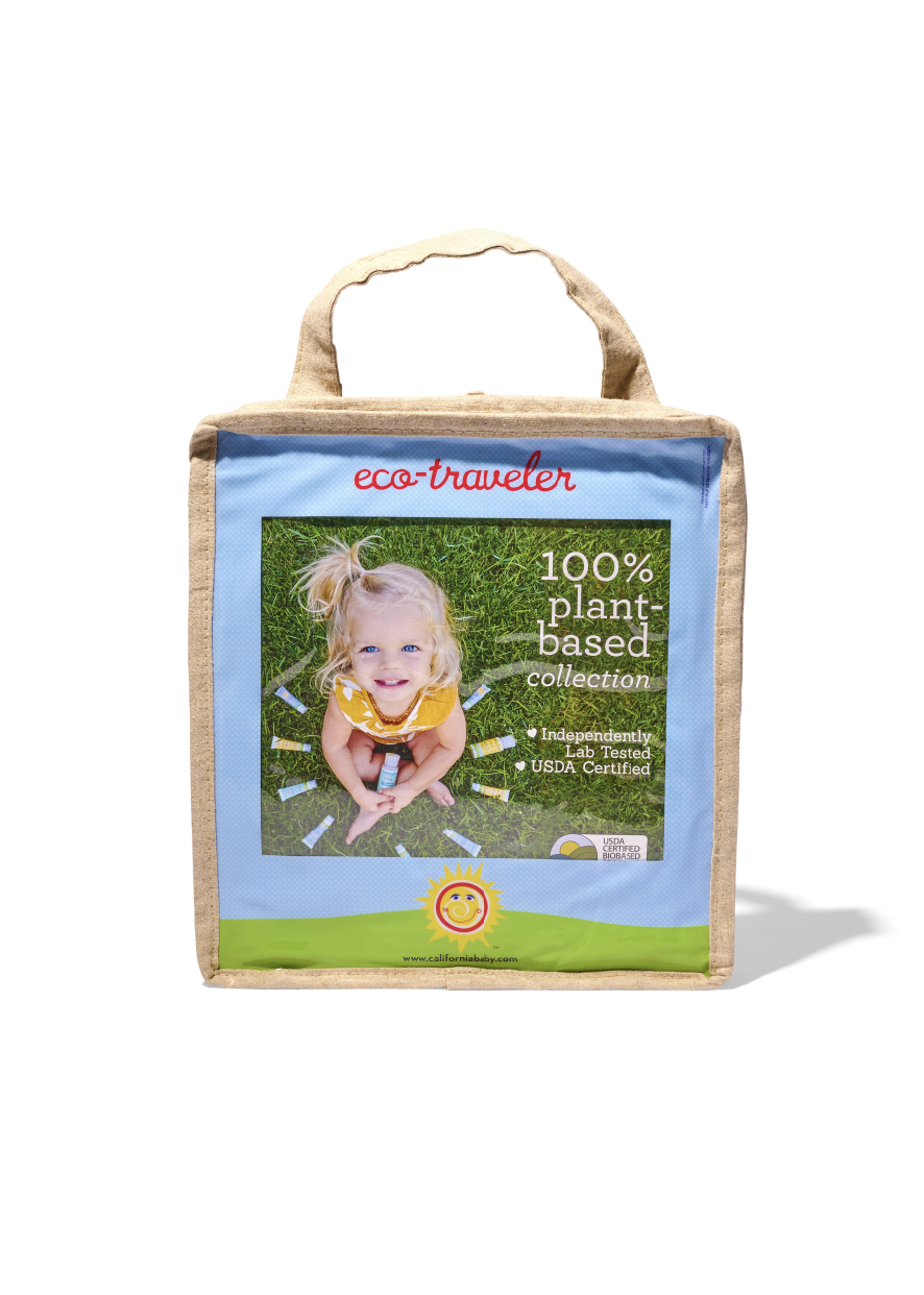 100% Plant-based Collection™ Deluxe Travel Set by California Baby, product view 3