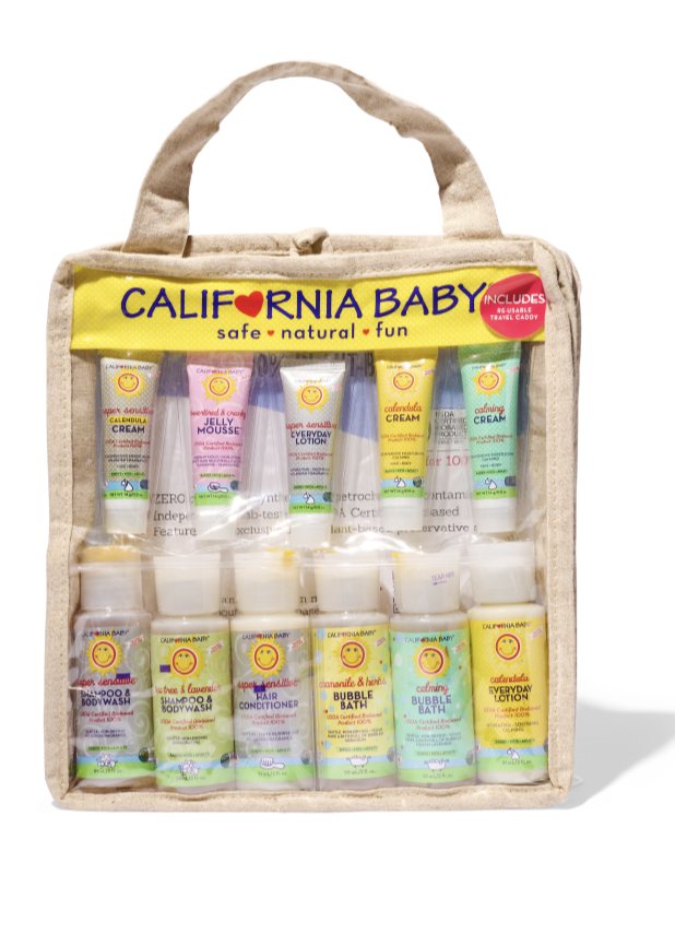 100% Plant-based Collection™ Deluxe Travel Set by California Baby, product view 2