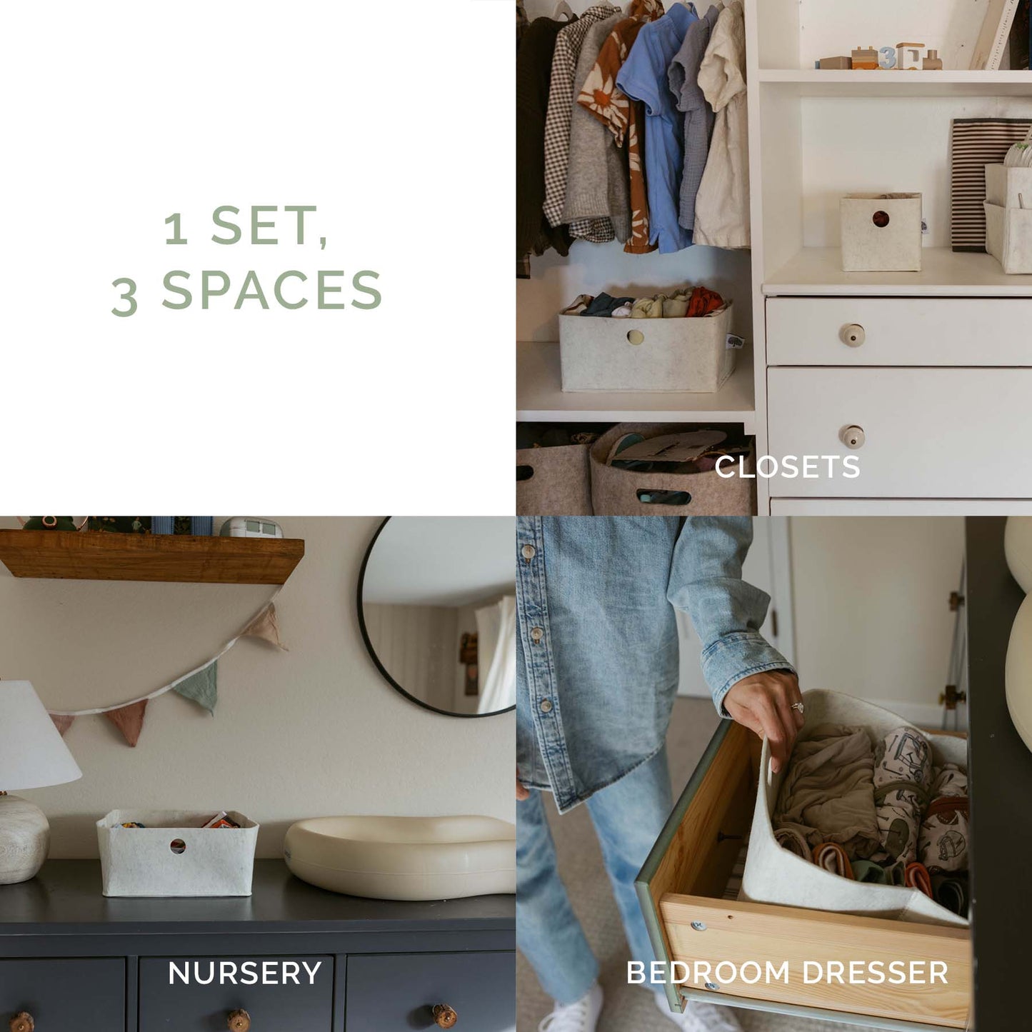 Felt Drawer Organizers by Parker Baby Co., product view 13