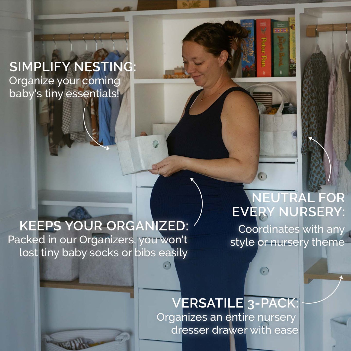 Felt Drawer Organizers by Parker Baby Co., product view 15