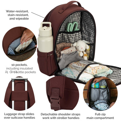 Parker Baby Co. Drift Lite Neoprene Diaper Backpack