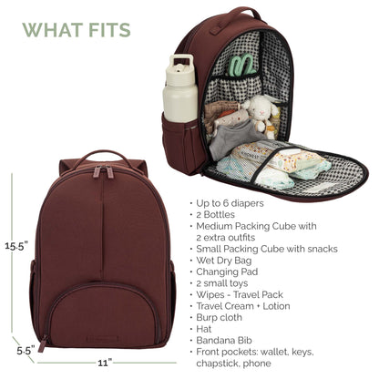 Parker Baby Co. Drift Lite Neoprene Diaper Backpack