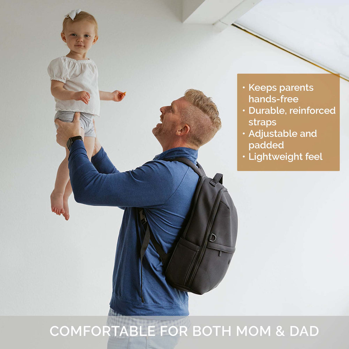 Parker Baby Co. Drift Neoprene Diaper Backpack with Belt Bag