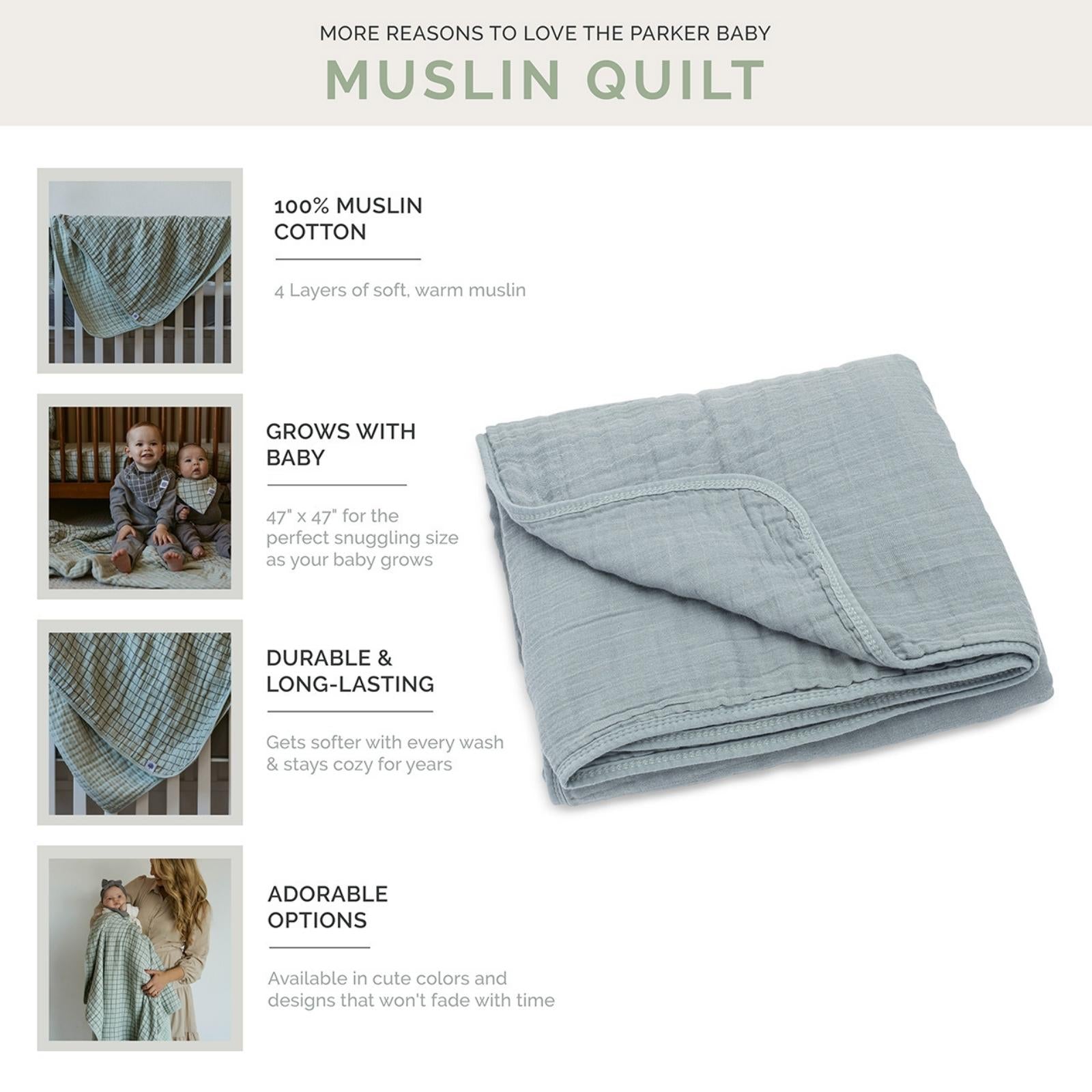 Dune Quilt by Parker Baby Co., product view 3