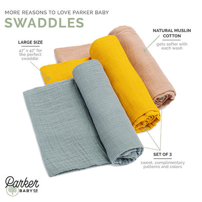 Dune Swaddle Set by Parker Baby Co., product view 3