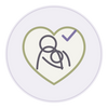 Mom approved babywearing icon
