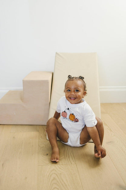 Fall Is My Favorite Color Organic Cotton T-Shirt Romper or Tee by Little Joy Co., product view 4