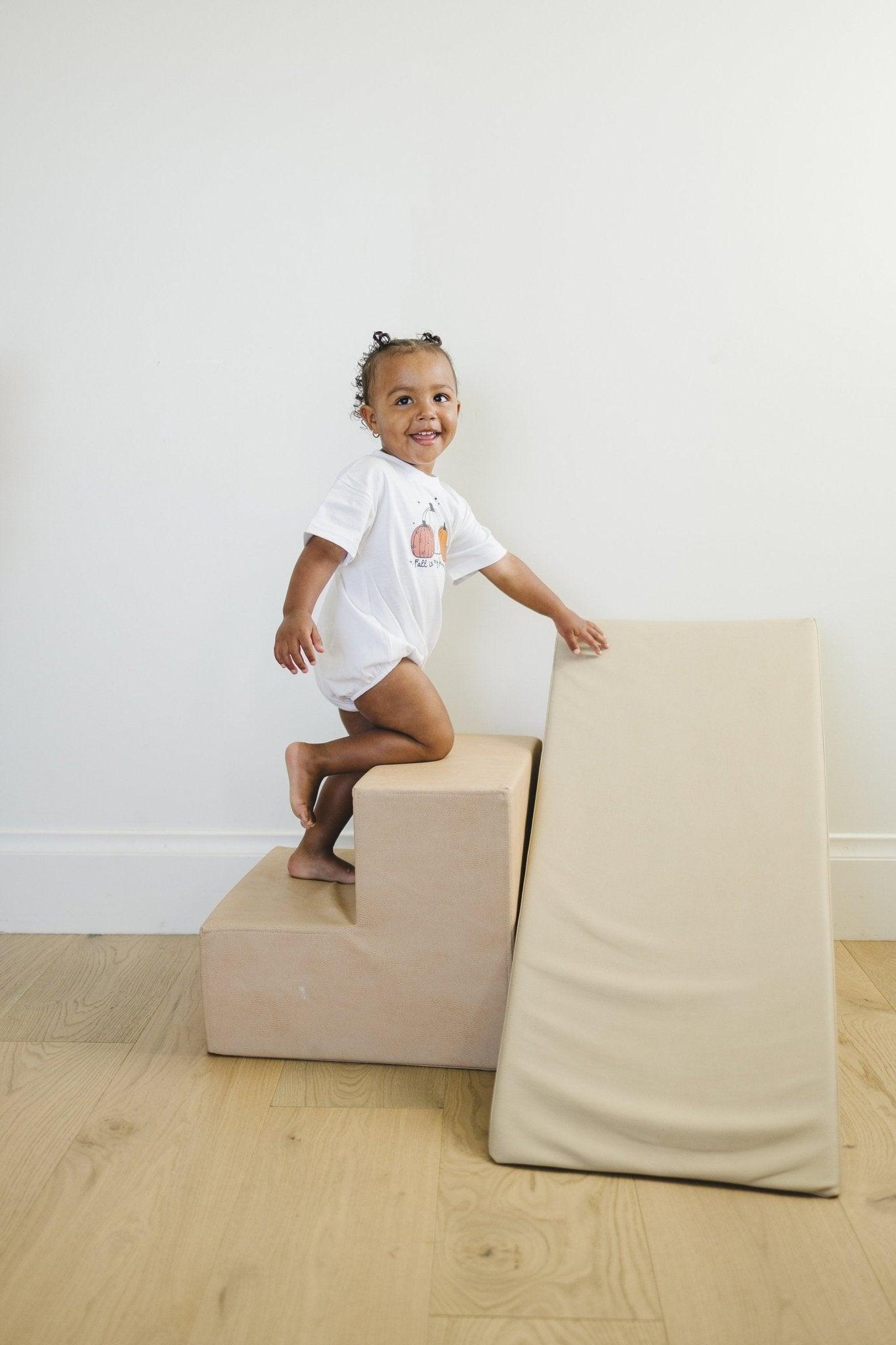 Fall Is My Favorite Color Organic Cotton T-Shirt Romper or Tee by Little Joy Co., product view 5