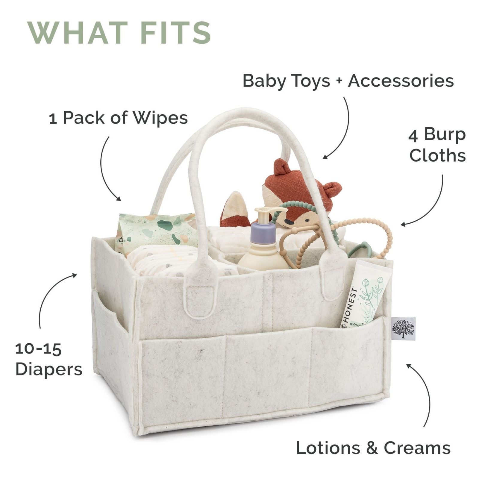 Diaper Caddy by Parker Baby Co., product view 12