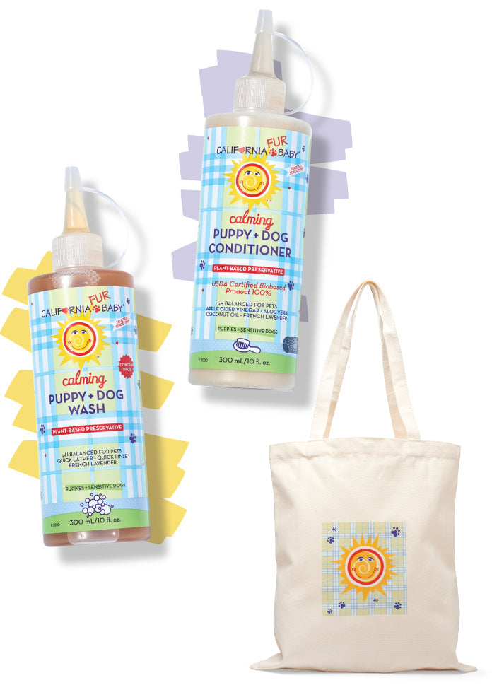 Calming™ Puppy + Dog Wash & Conditioner Set by California Baby, product view 5