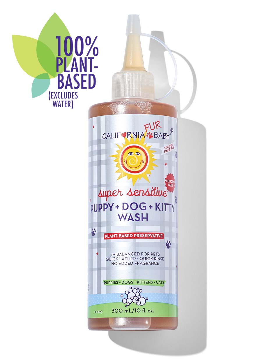 (No Fragrance) Super Sensitive™ Puppy + Dog + Kitty Wash by California Baby