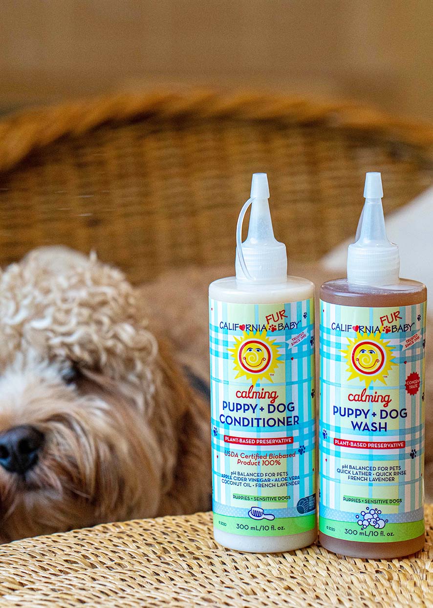 Calming™ Puppy + Dog Wash & Conditioner Set by California Baby, product view 3