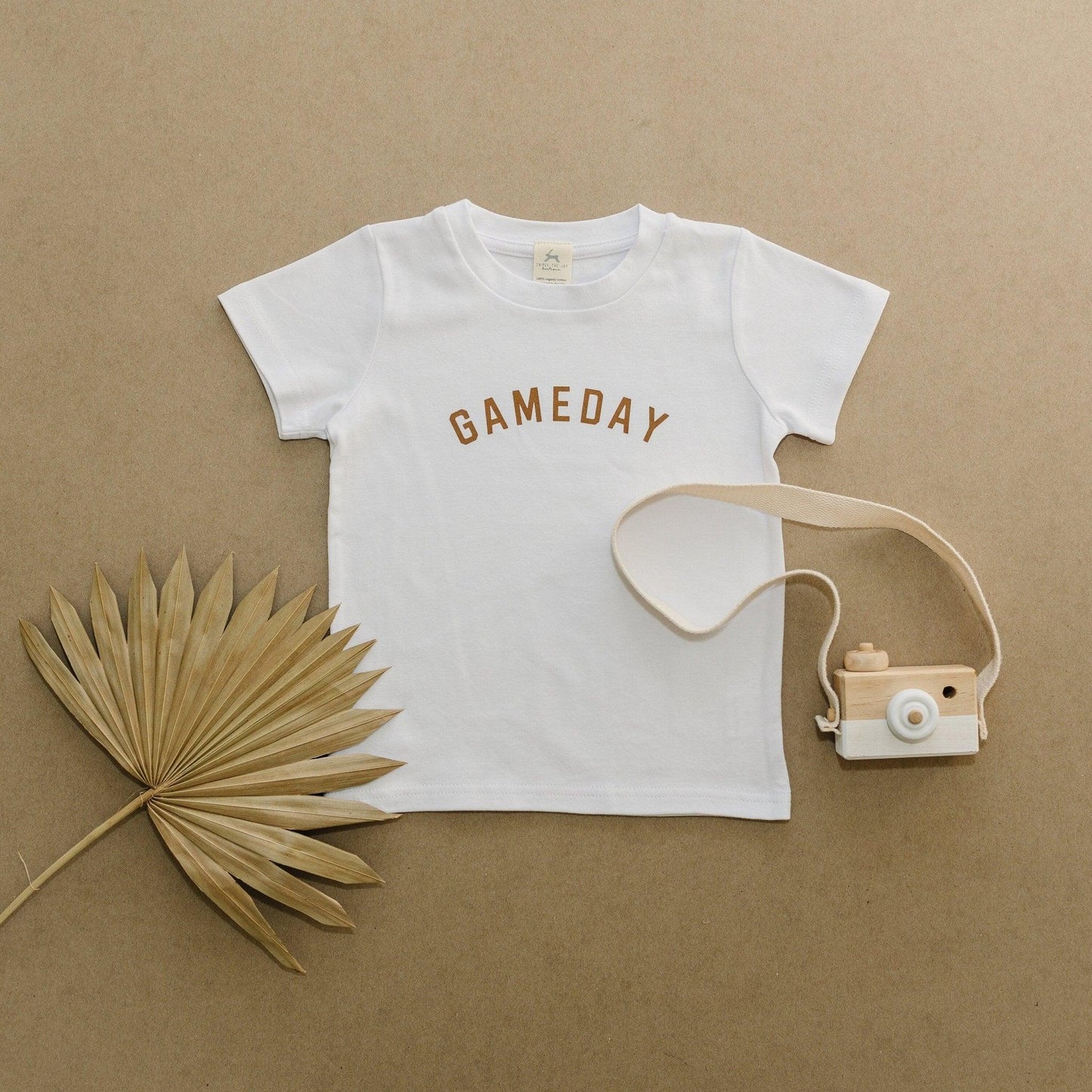 Gameday Organic Cotton Graphic Tee - more colors by Little Joy Co., product view 3