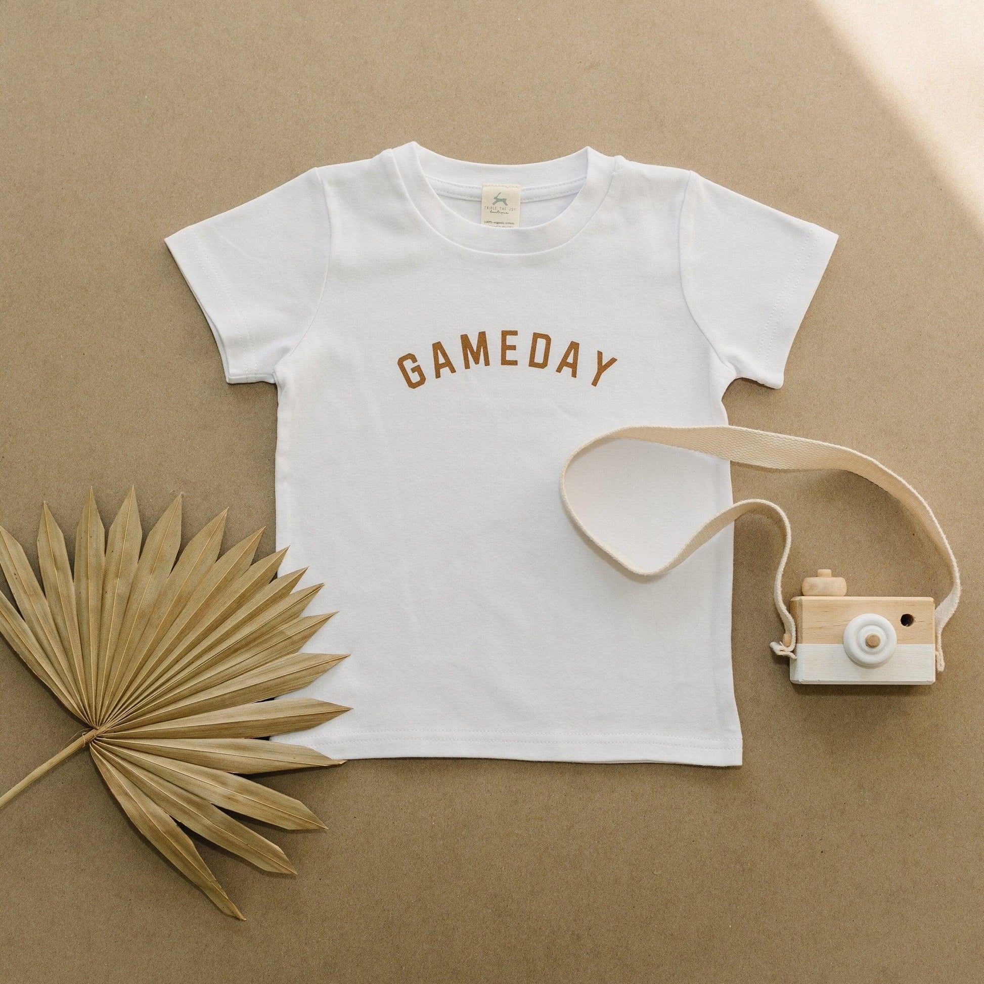 Gameday Organic Cotton Graphic Tee - more colors by Little Joy Co., product view 2