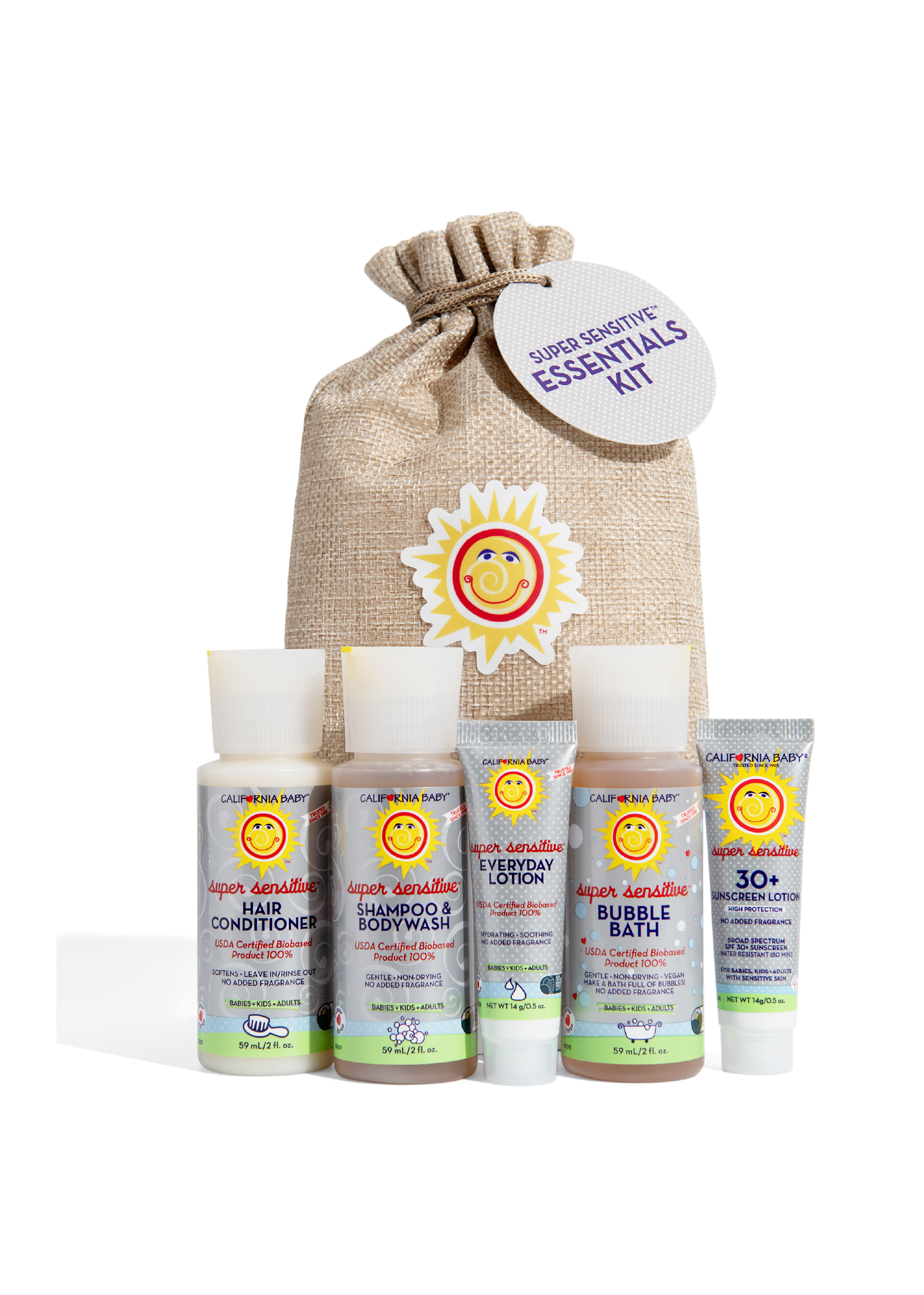 (No Fragrance) Super Sensitive™ Essentials Kit by California Baby