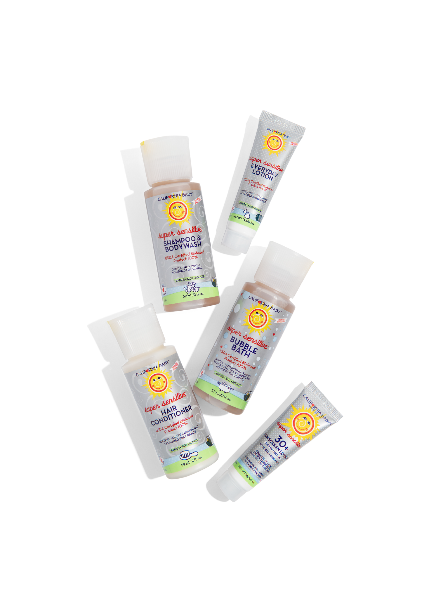 (No Fragrance) Super Sensitive™ Essentials Kit by California Baby, product view 2
