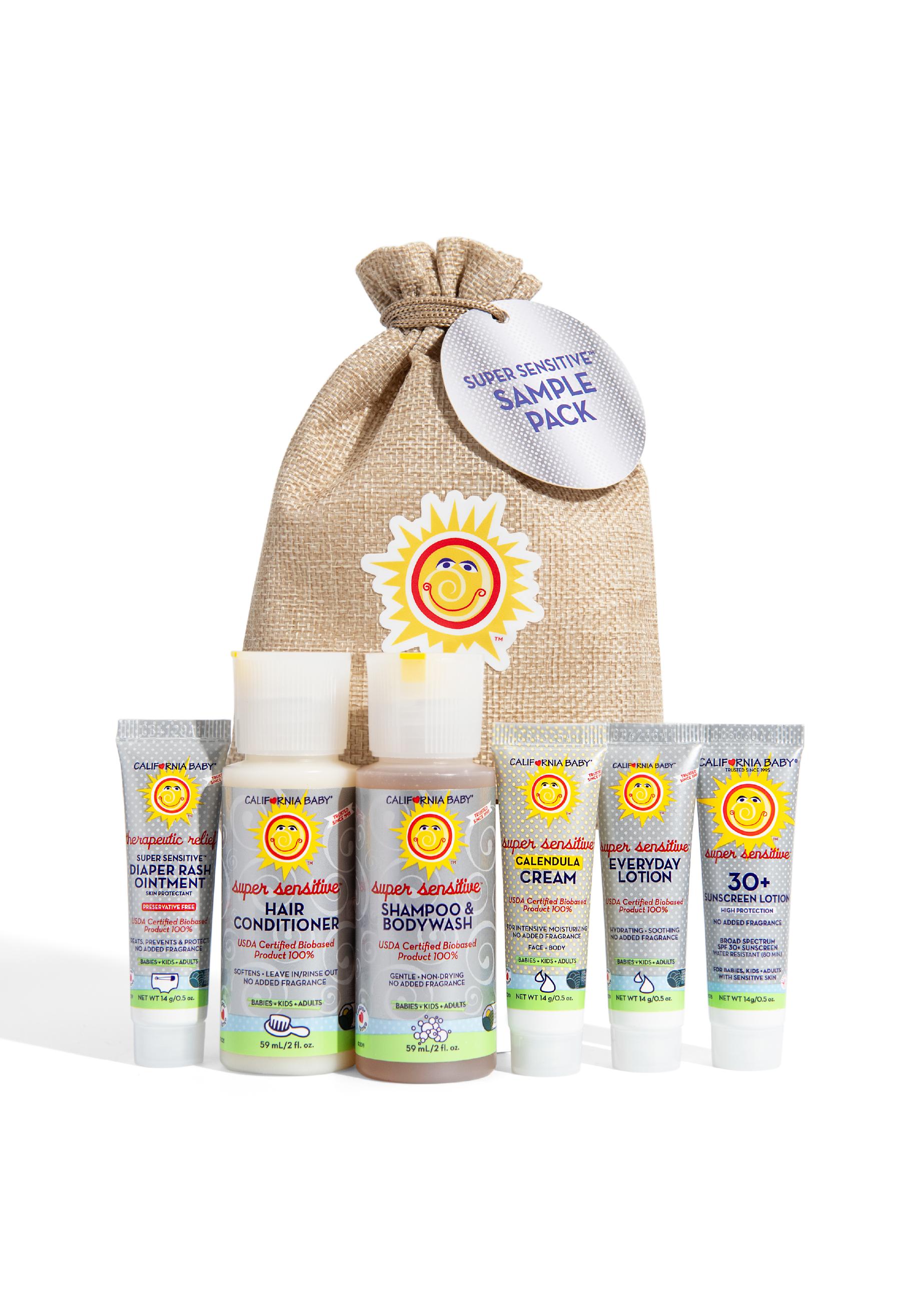 (No Fragrance) Super Sensitive™ Sample Pack by California Baby