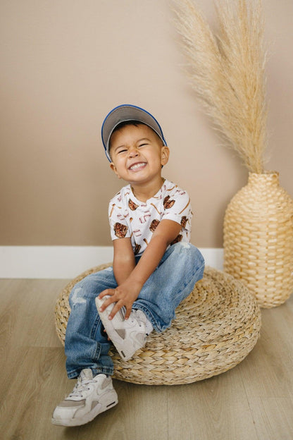 Grand Slam Bamboo Tee *Sizes 3/6m & Sz 6 Left by Little Joy Co., product view 7