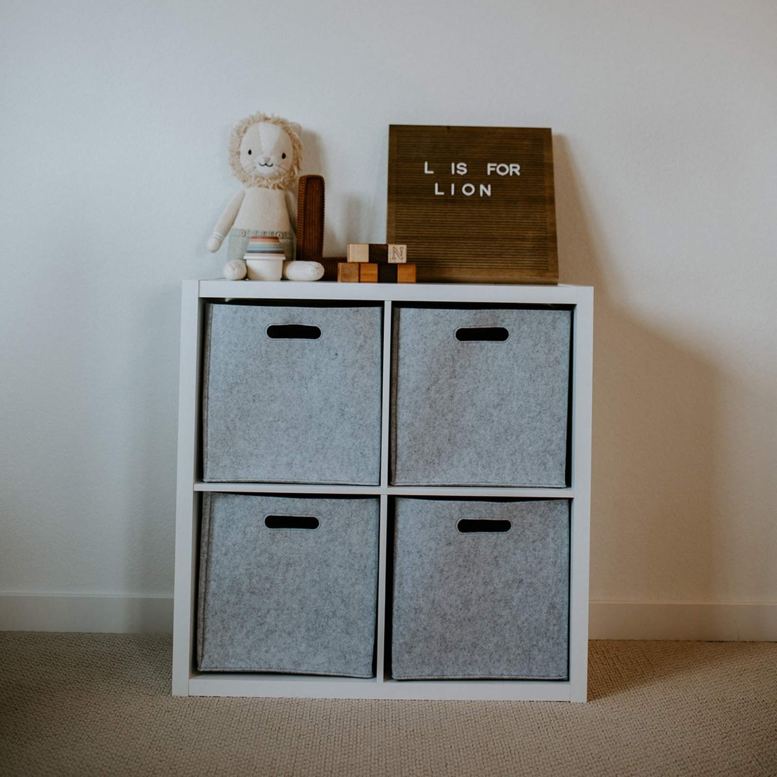 Felt Cube Storage by Parker Baby Co., product view 11