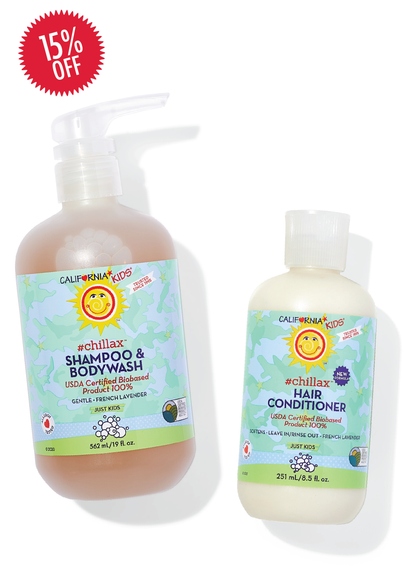 Kids #Chillax™ Shampoo + Conditioner Bundle by California Baby