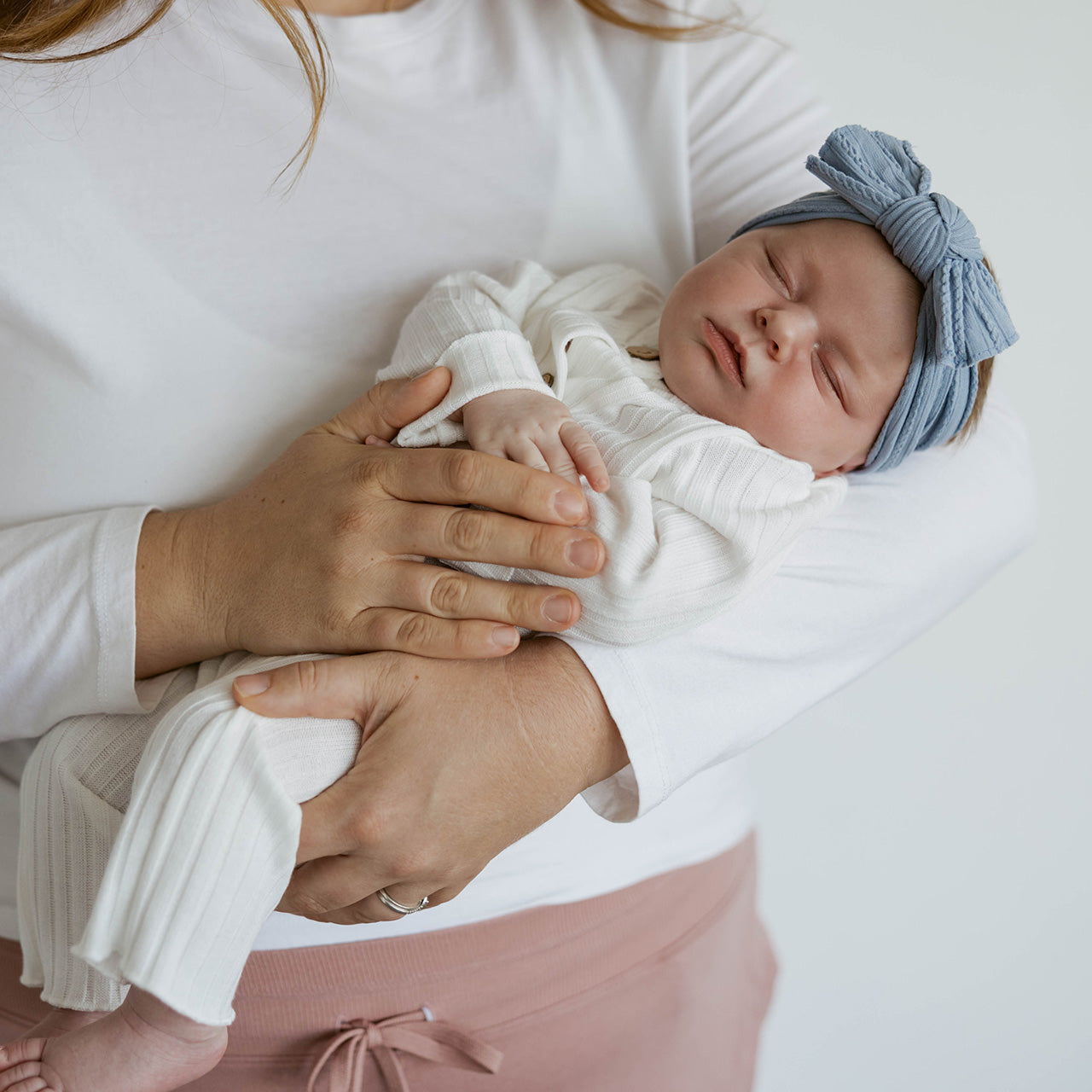 Stormy Set - Cable Knit Knotted Headbands - 5 Pack by Parker Baby Co., product view 8