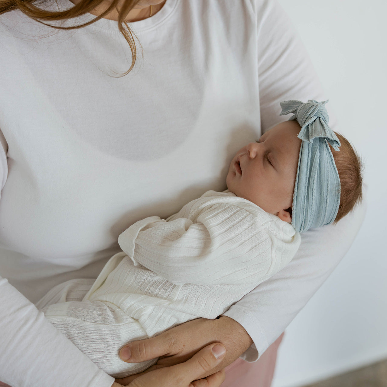 Stormy Set - Cable Knit Knotted Headbands - 5 Pack by Parker Baby Co., product view 2