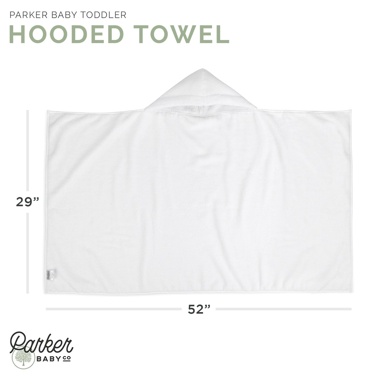 Hooded Bath Towel by Parker Baby Co., product view 8