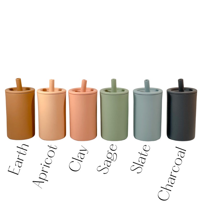 Silicone Straw Cup for Babies & Toddlers - more colors by Little Joy Co., product view 9