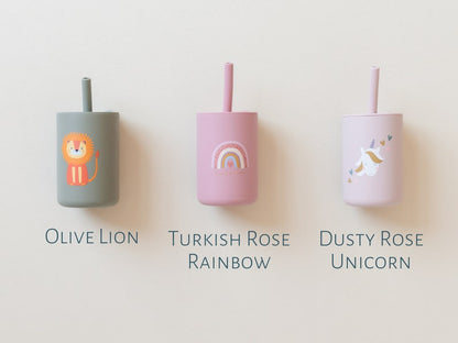 Silicone Straw Cup for Babies & Toddlers - 6oz Silicone Sippy Cup by Little Joy Co., product view 8