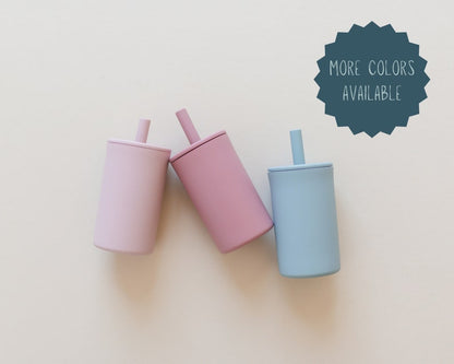 Silicone Straw Cup for Babies & Toddlers - more colors by Little Joy Co.