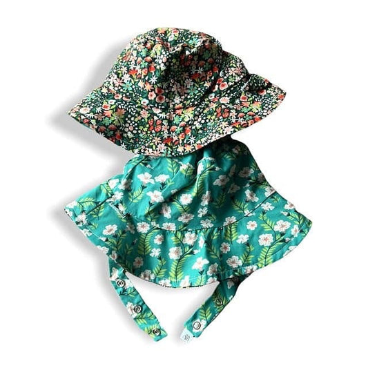 bucket hat in Organic Amour by UB2 | Urban Baby Bonnets
