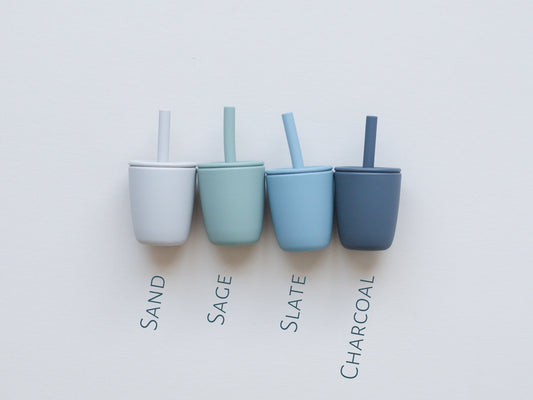 Mini Straw Cup - Silicone Straw Cup for Babies & Young Toddlers by Little Joy Co., product view 2