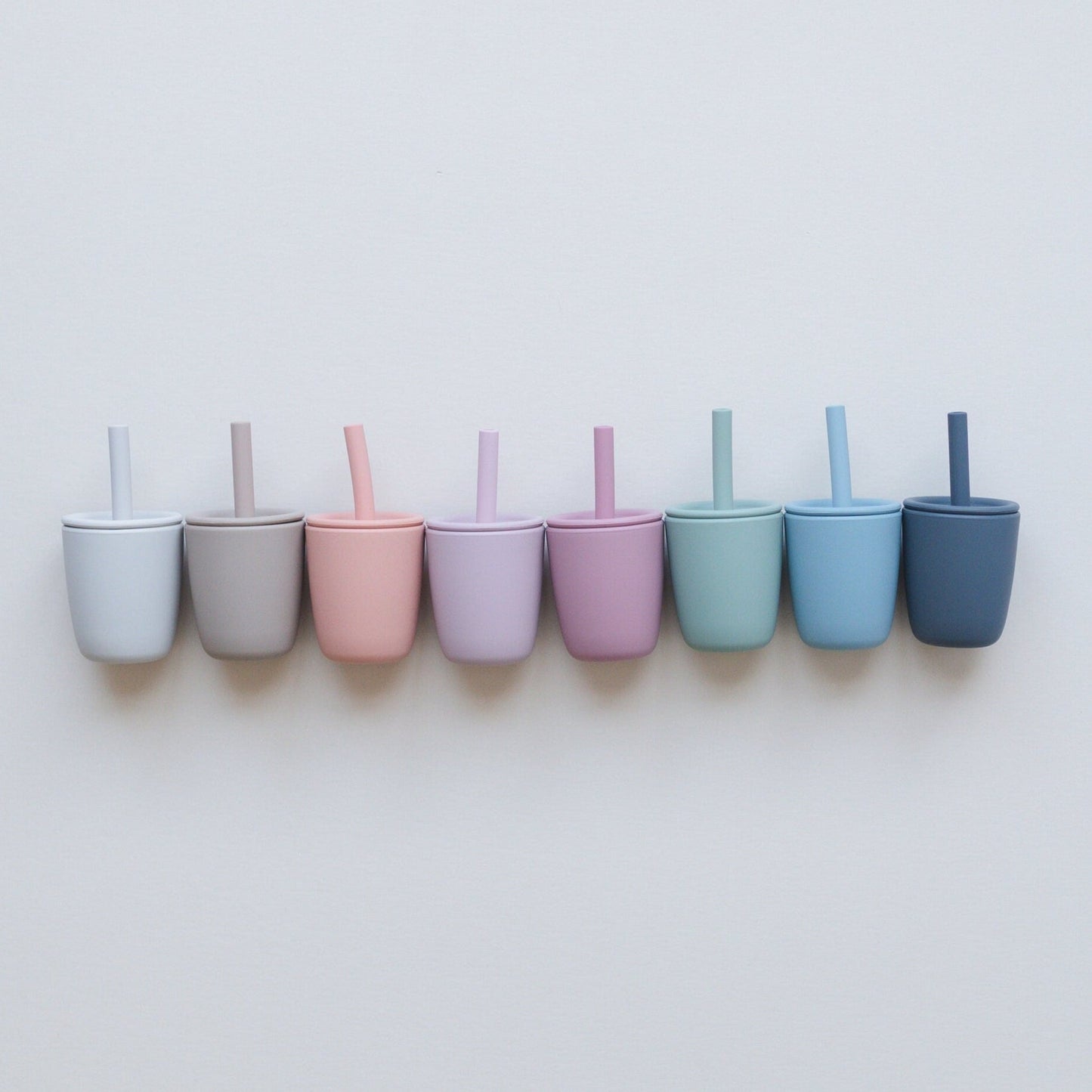 Mini Straw Cup - Silicone Straw Cup for Babies & Young Toddlers by Little Joy Co.