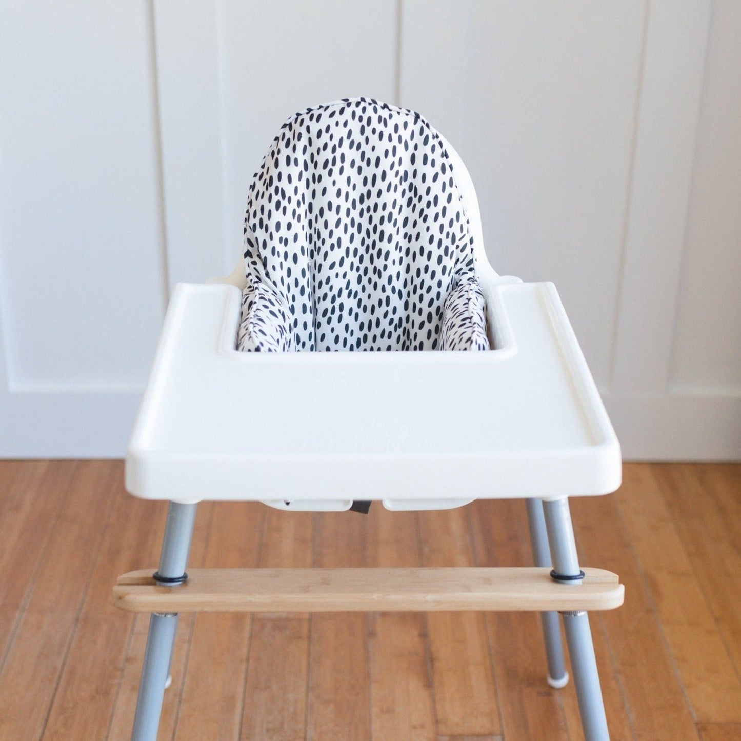 White & Black Dots IKEA Antilop Cushion Cover by Little Joy Co.