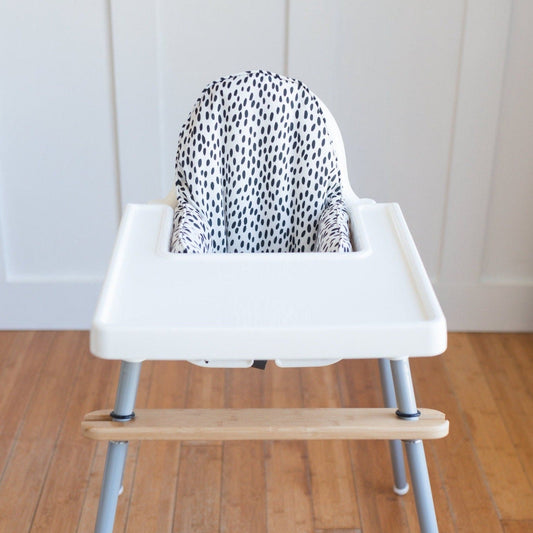 White & Black Dots IKEA Antilop Cushion Cover by Little Joy Co.
