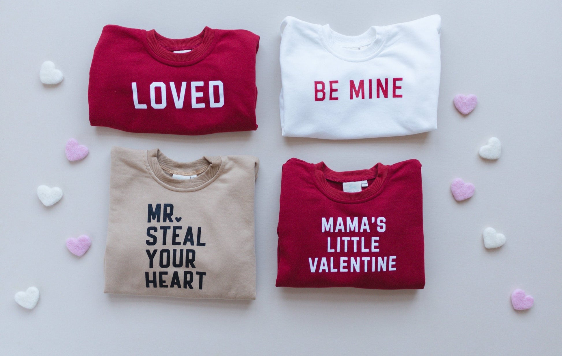 Loved Sweatshirt Romper - more colors by Little Joy Co., product view 16