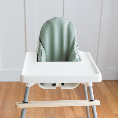Sage Green Vegan Leather IKEA Antilop Cushion Cover by Little Joy Co.