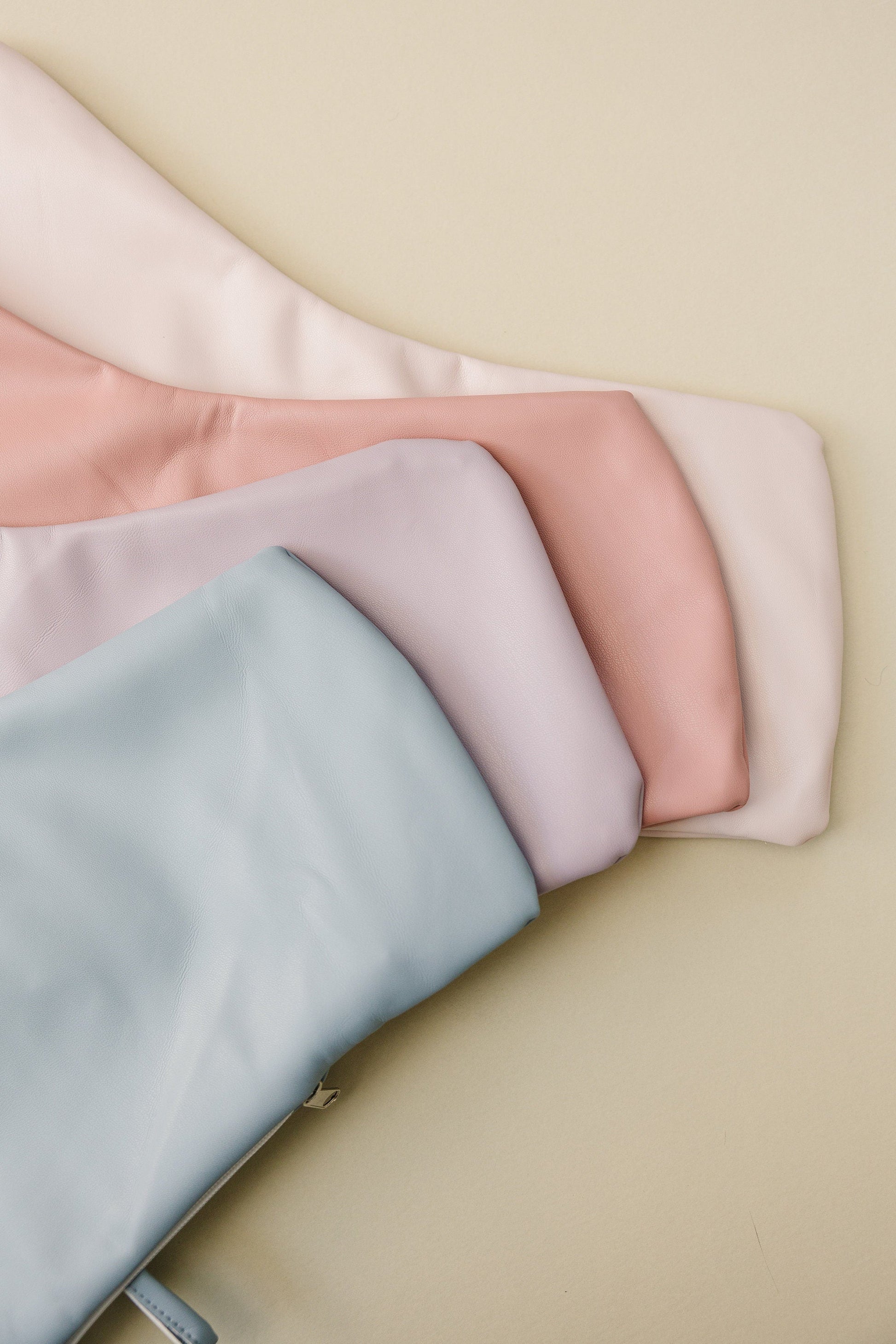 Pink Vegan Leather IKEA Antilop Cushion Cover by Little Joy Co., product view 4