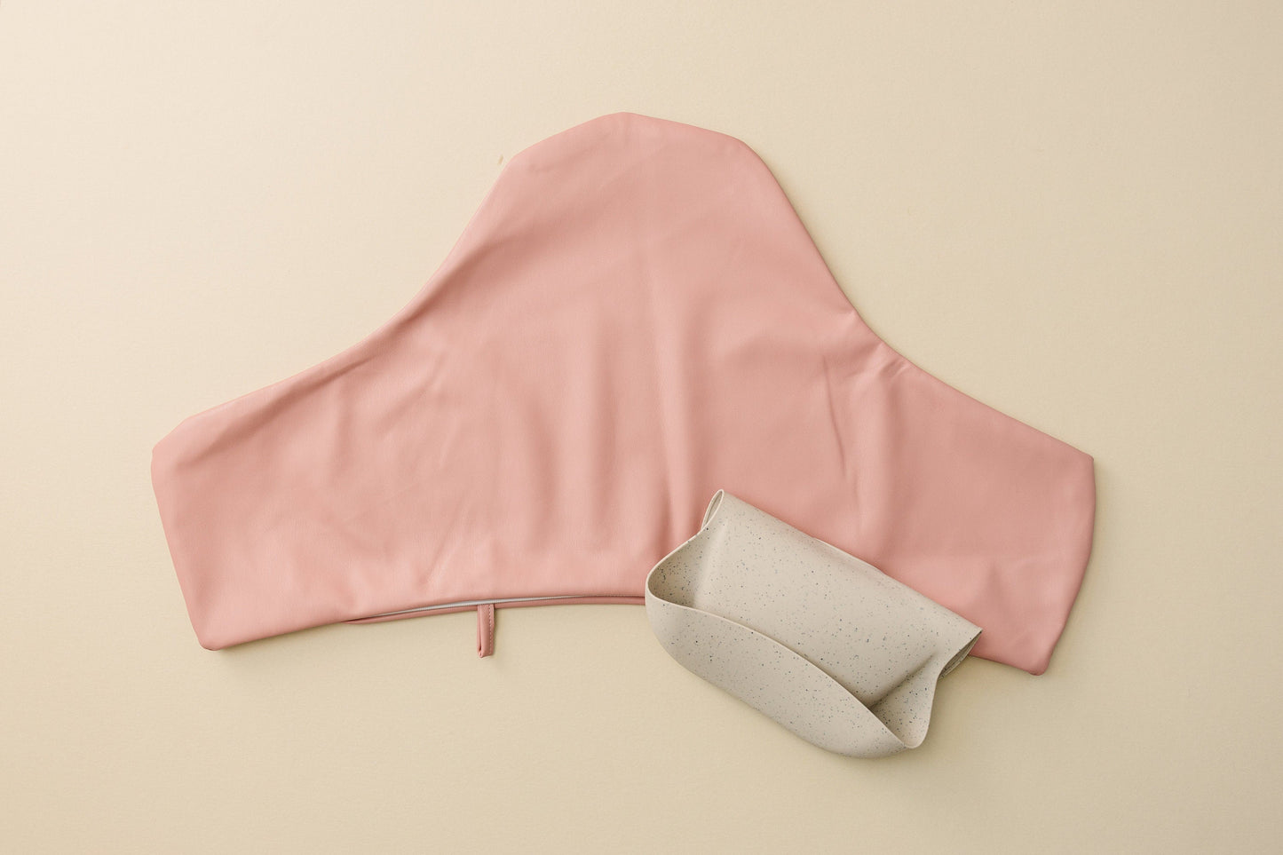 Pink Vegan Leather IKEA Antilop Cushion Cover by Little Joy Co., product view 2