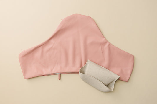 Pink Vegan Leather IKEA Antilop Cushion Cover by Little Joy Co., product view 2